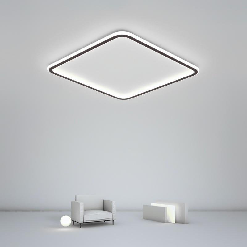 LED Square Ceiling Lights - Industrial Recessed Lighting, Energy Efficient, Modern Design, Commercial & Home Use