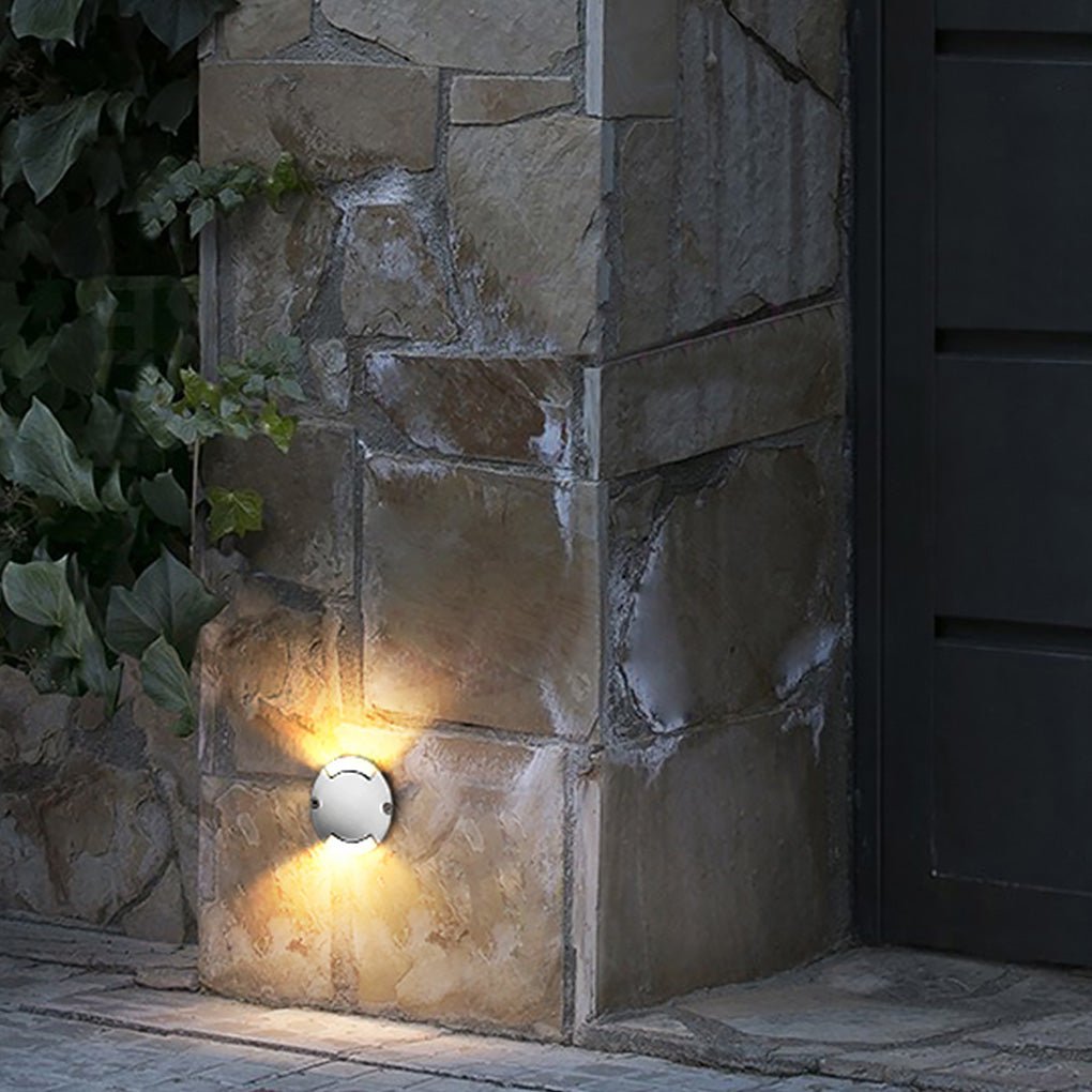 Modern LED Recessed Waterproof Step Light - Metal Deck Lighting