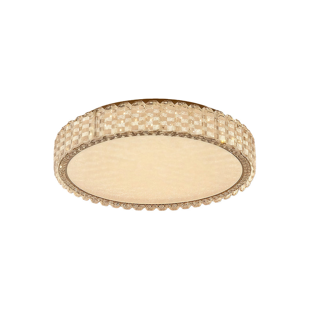 Luxury Crystal LED Flush Mount Ceiling Light Fixture