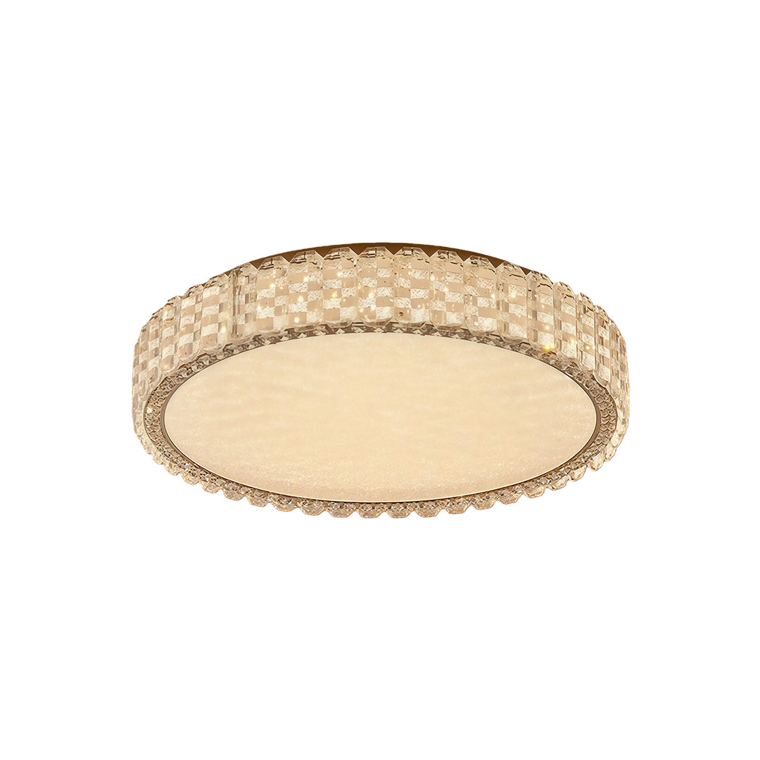 Luxury Crystal LED Flush Mount Ceiling Light Fixture