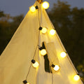 LED Globe String Lights - Outdoor Multi-Power Mode Decor