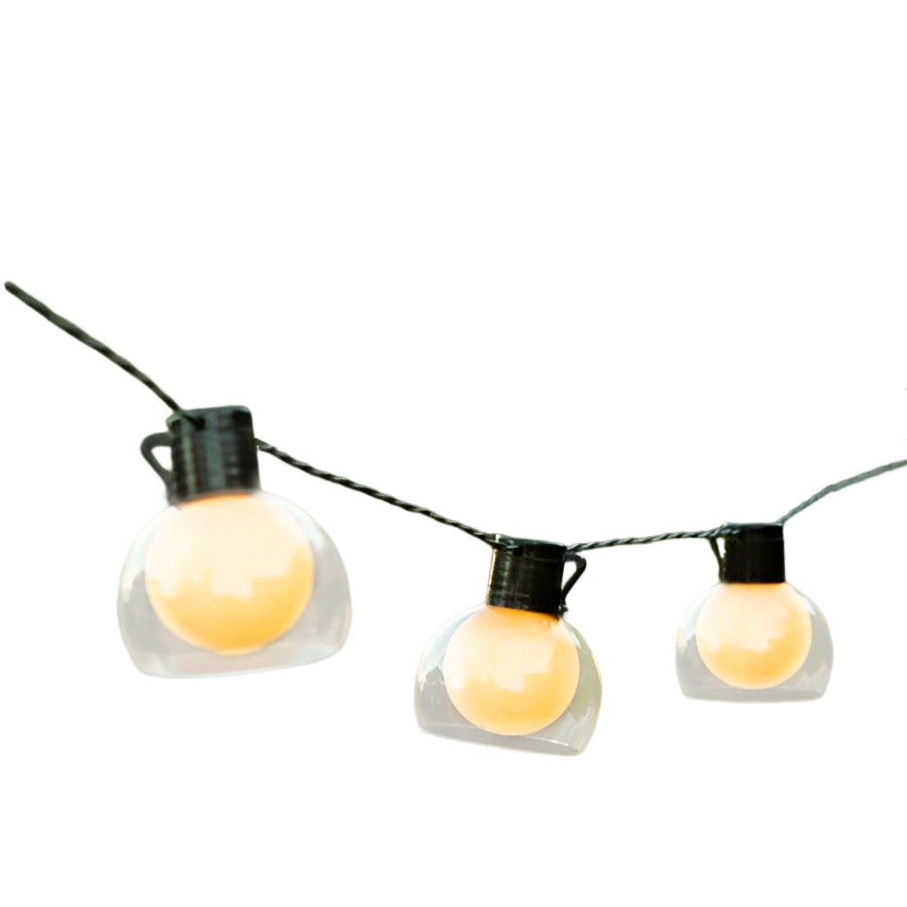 LED Globe String Lights - Outdoor Multi-Power Mode Decor