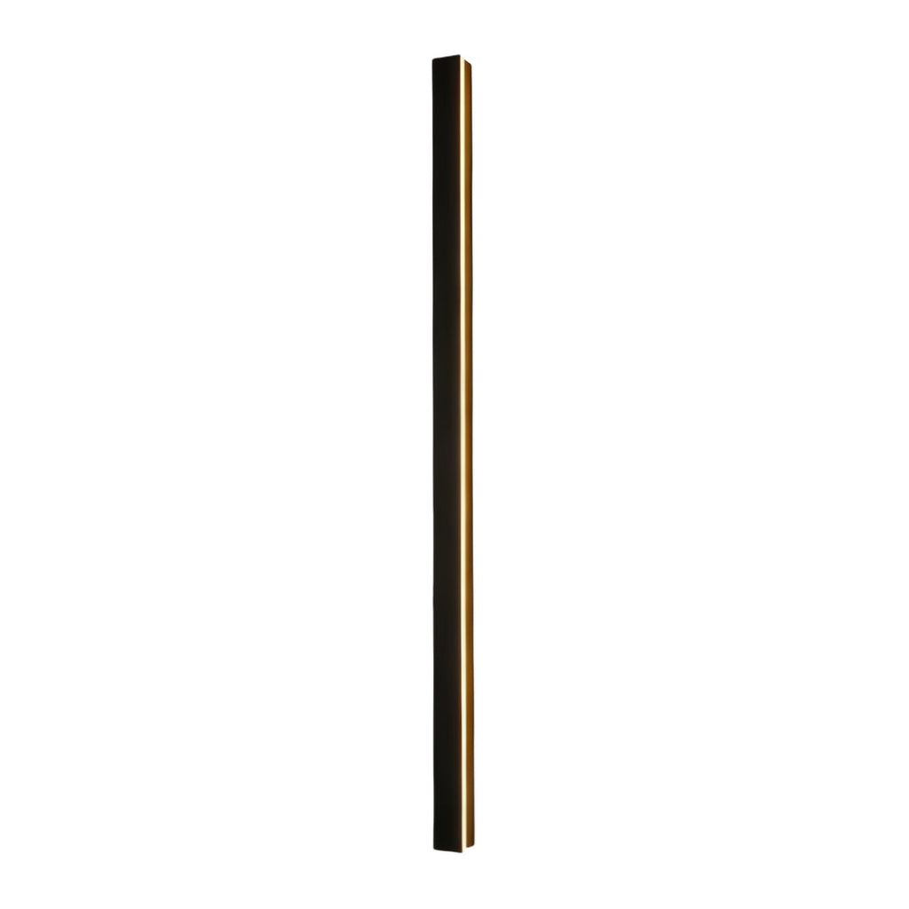 Modern LED Linear Wall Light - Black Outdoor Lighting