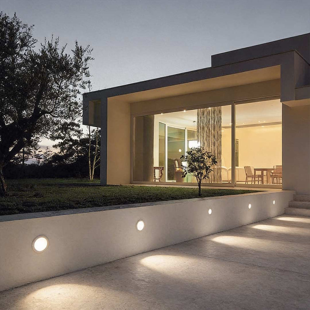 Stainless Steel LED Ground Lights - Outdoor White Deck Lighting