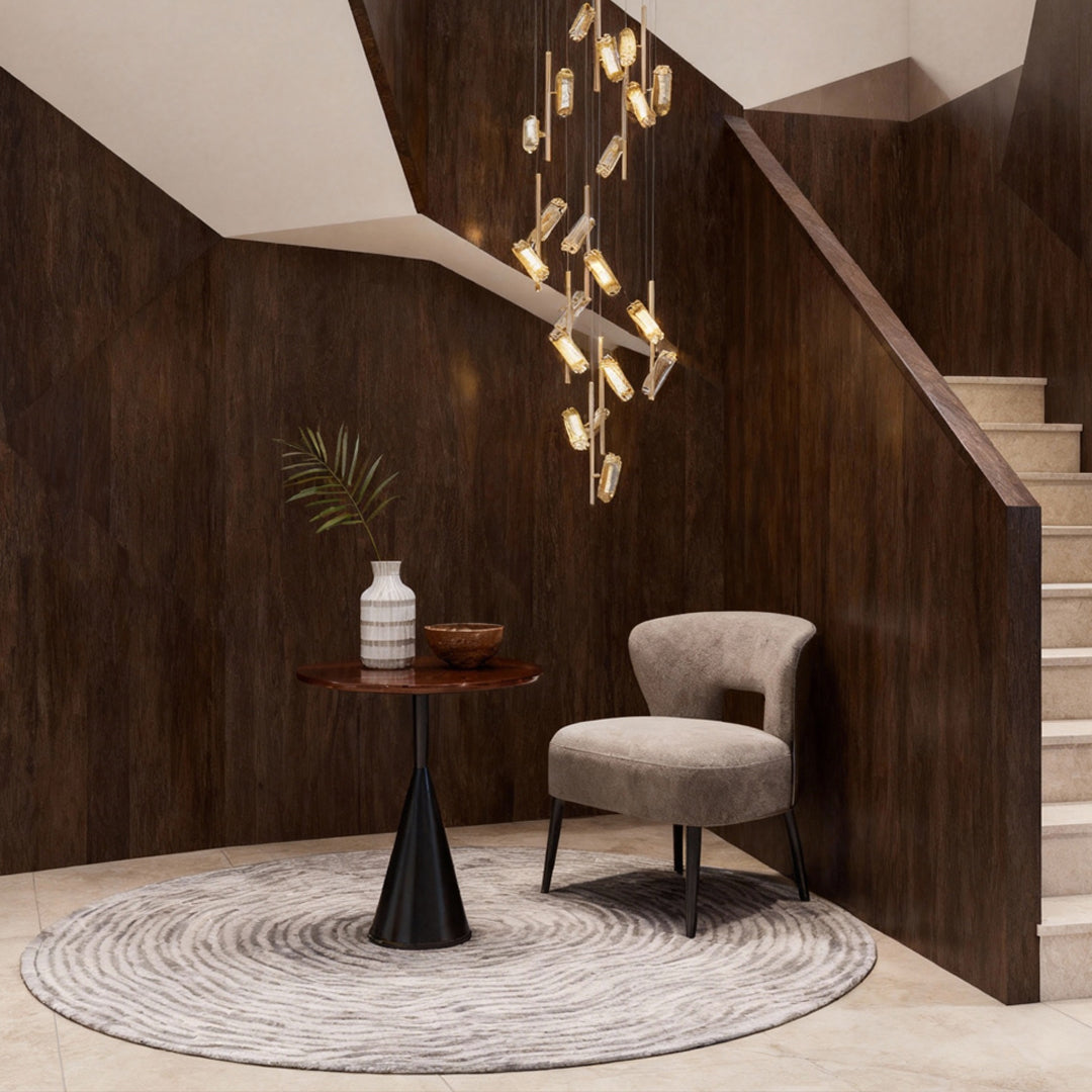 Luxury Acrylic LED Staircase Chandelier Ceiling Light