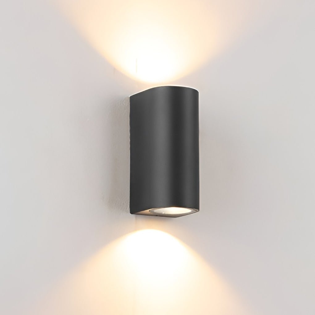 LED Outdoor Up and Down Wall Sconces - Modern Wall Lights for Patios and Gardens