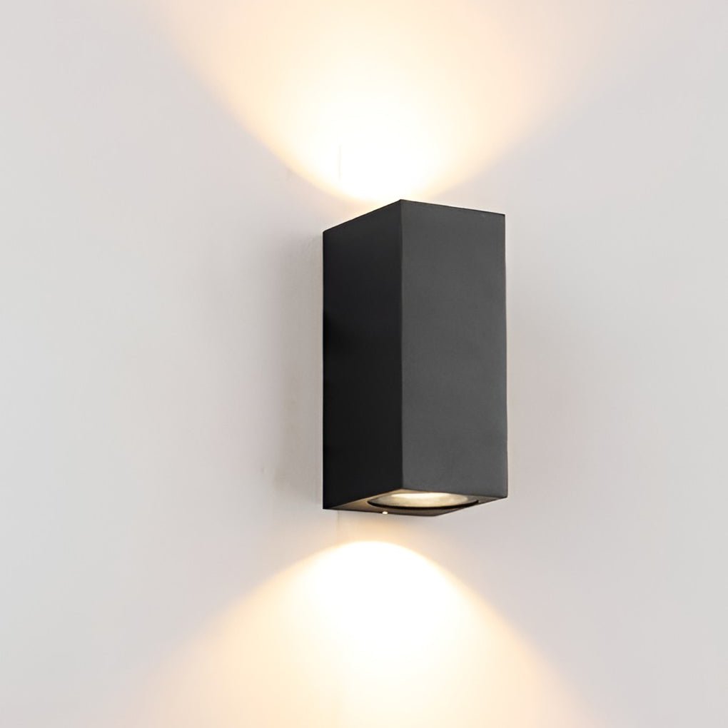 LED Outdoor Up and Down Wall Sconces - Modern Wall Lights for Patios and Gardens