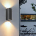 LED Outdoor Up and Down Wall Sconces - Modern Wall Lights for Patios and Gardens