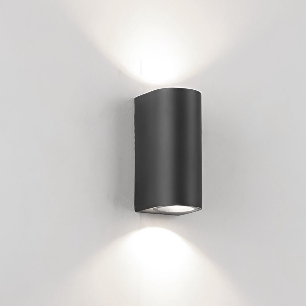 LED Outdoor Up and Down Wall Sconces - Modern Wall Lights for Patios and Gardens