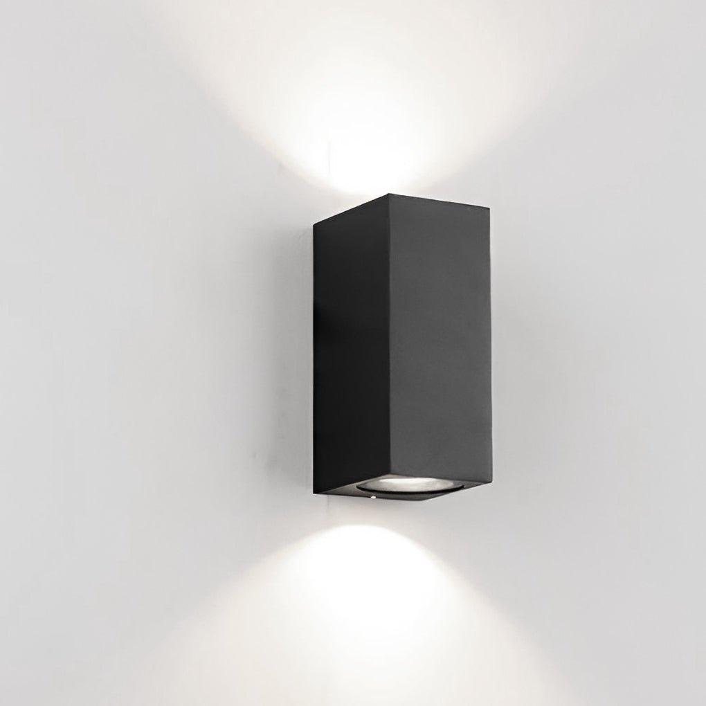 LED Outdoor Up and Down Wall Sconces - Modern Wall Lights for Patios and Gardens