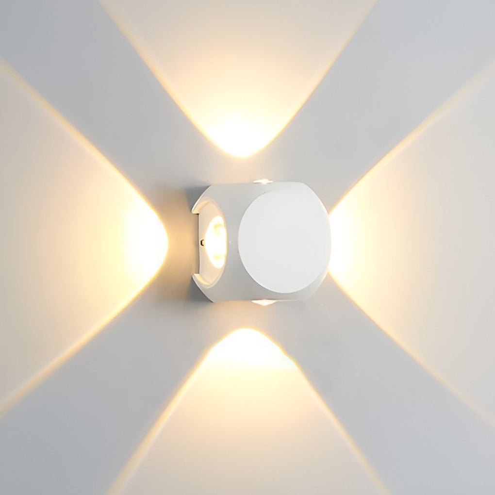 LED Up and Down Outdoor Wall Sconce Lighting