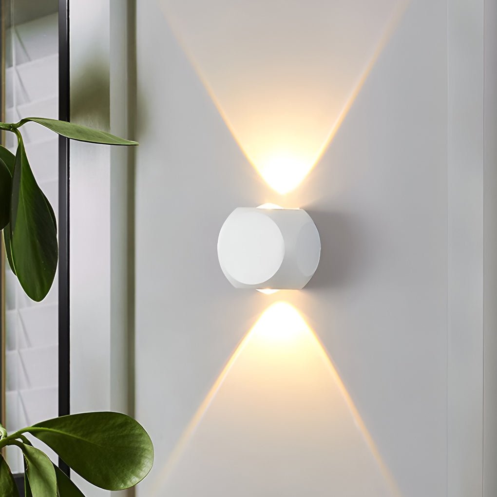 LED Up and Down Outdoor Wall Sconce Lighting