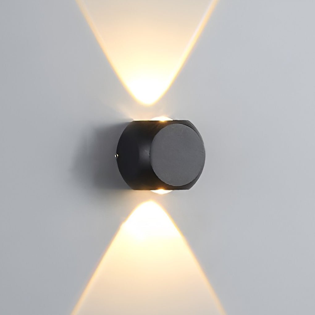 LED Up and Down Outdoor Wall Sconce Lighting