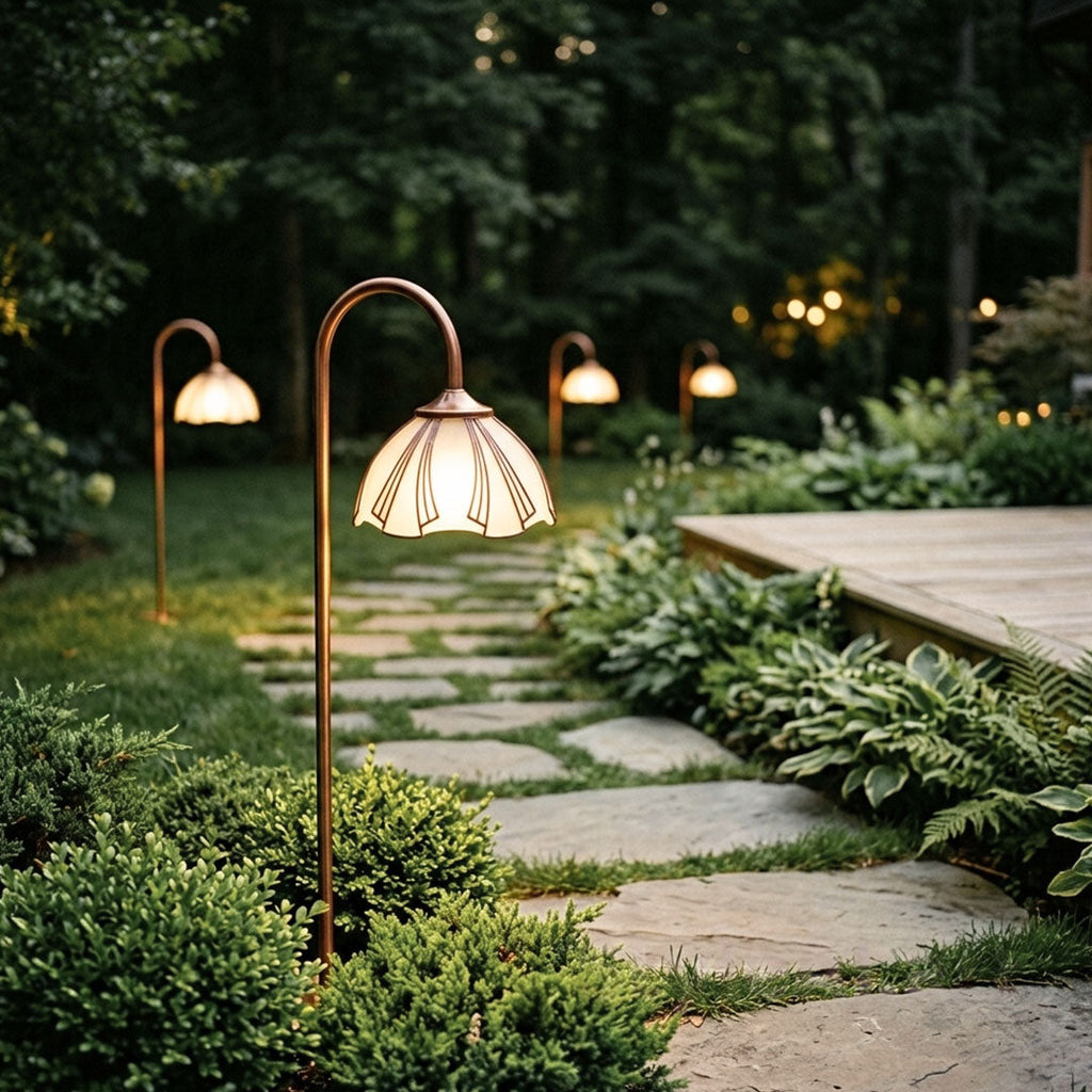 Vintage Waterproof Path Lights - Outdoor Landscape Lighting
