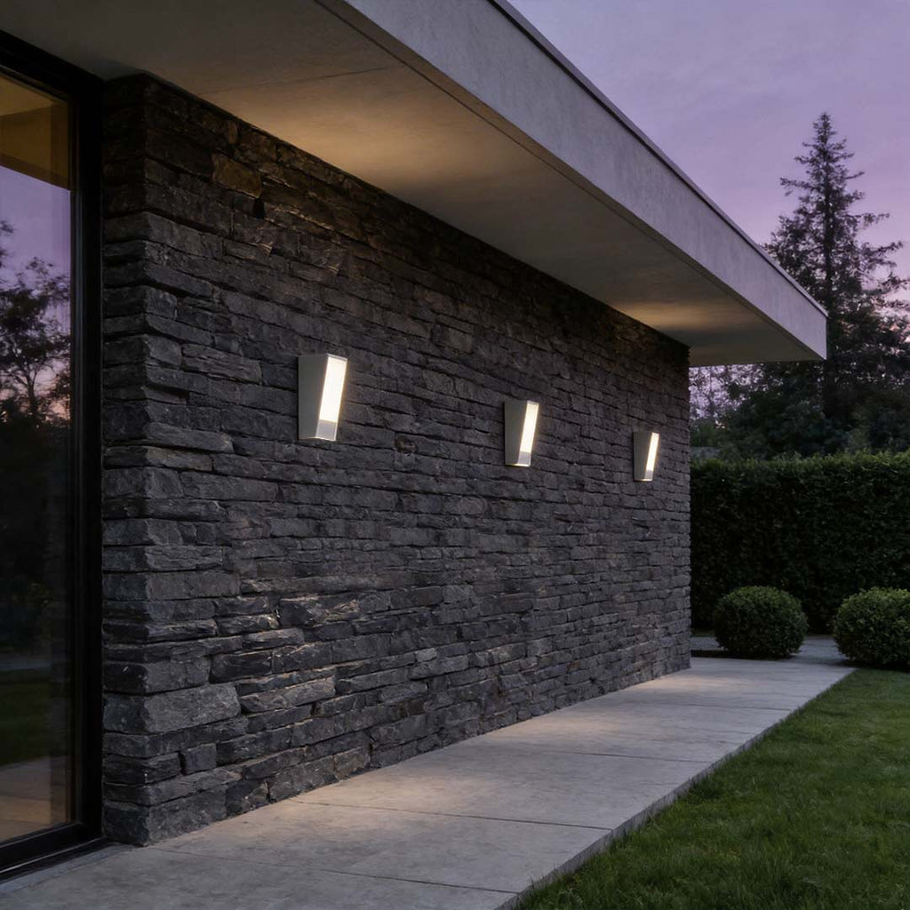 Outdoor Waterproof Square LED Wall Light - Aluminum Exterior Lighting