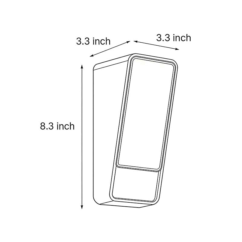 Outdoor Waterproof Square LED Wall Light - Aluminum Exterior Lighting