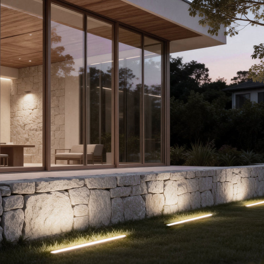 LED Wall Washer Light - Modern Linear Aluminum Outdoor Lighting