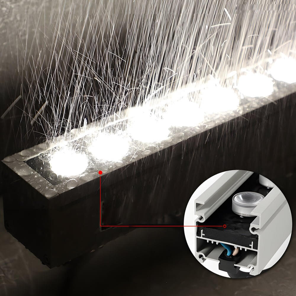LED Wall Washer Light - Modern Linear Aluminum Outdoor Lighting