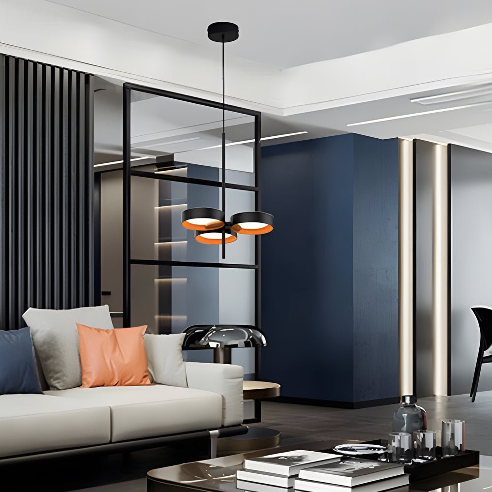 Light Guide Ring Chandelier 1-9 Lights - Modern LED Fixture