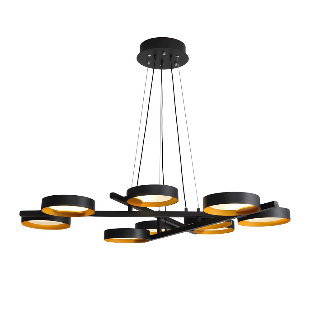 Light Guide Ring Chandelier 1-9 Lights - Modern LED Fixture