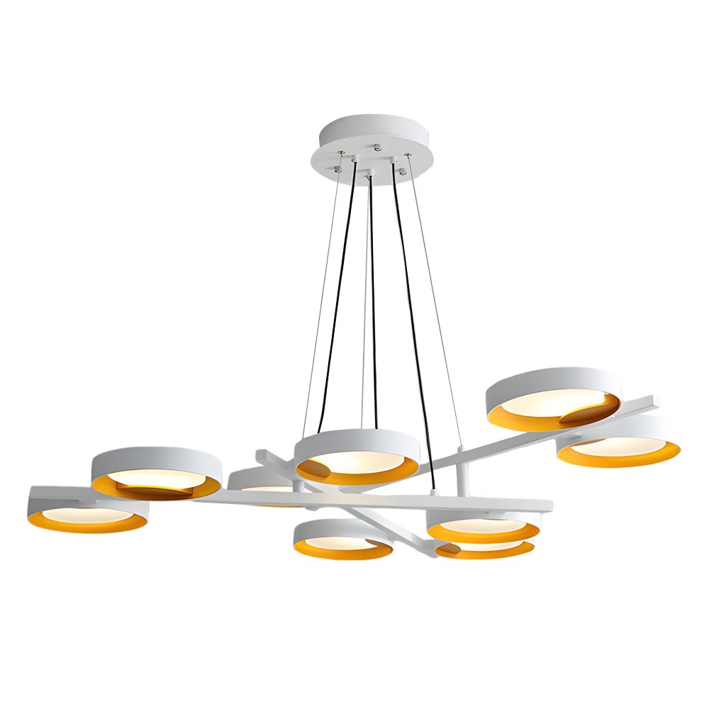 Light Guide Ring Chandelier 1-9 Lights - Modern LED Fixture