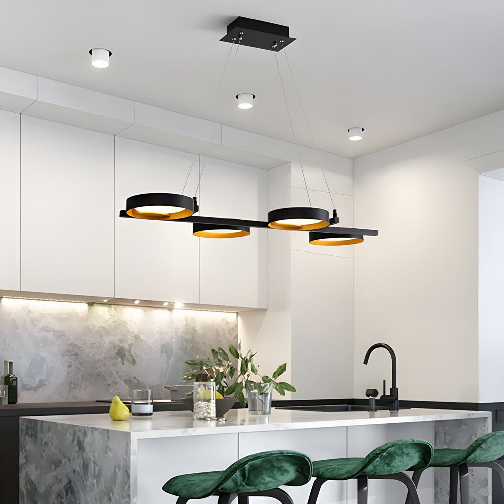 Light Guide Ring Chandelier 1-9 Lights - Modern LED Fixture
