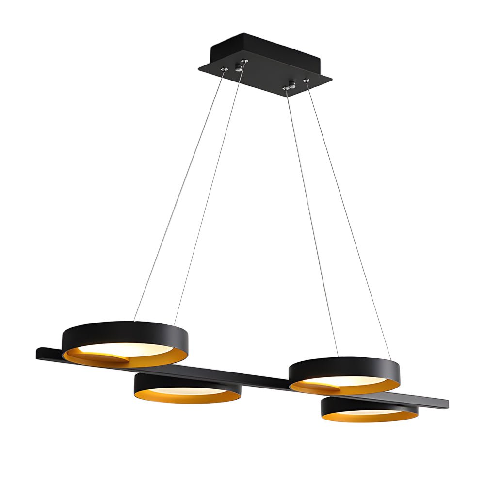 Light Guide Ring Chandelier 1-9 Lights - Modern LED Fixture