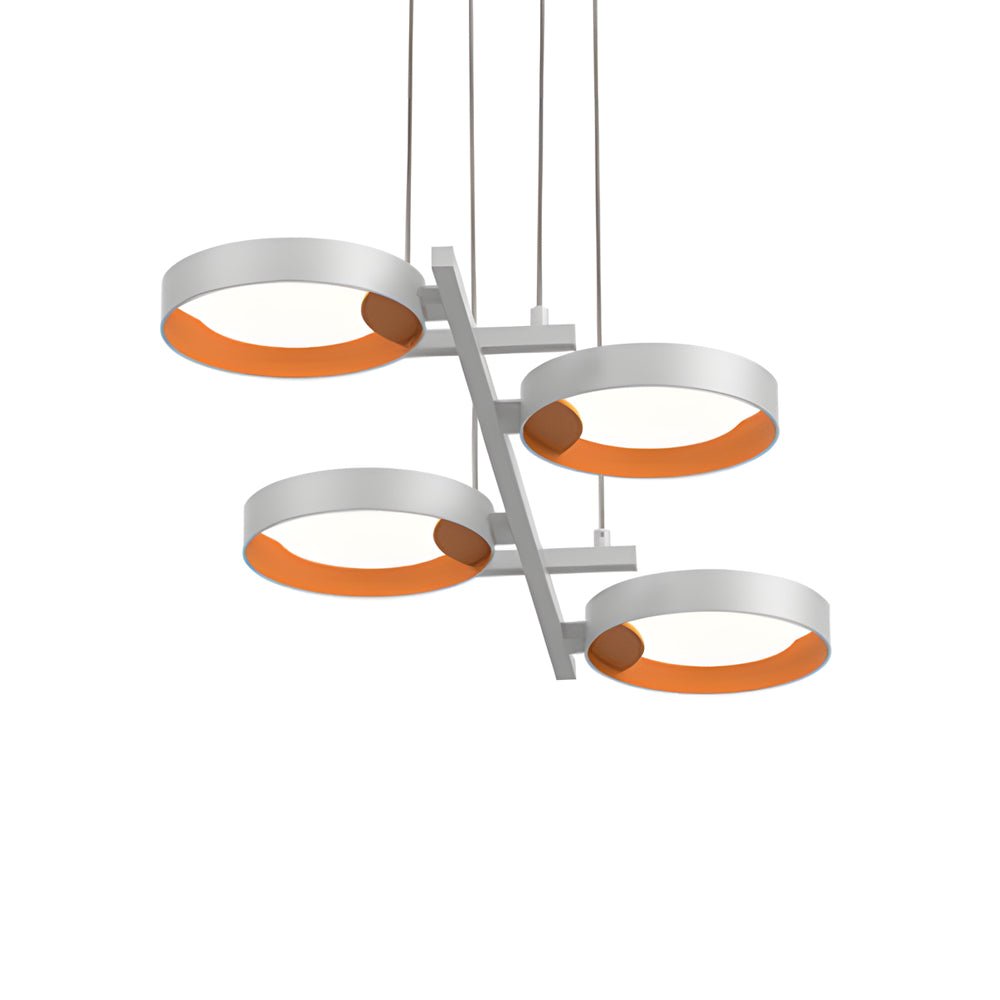 Light Guide Ring Chandelier 1-9 Lights - Modern LED Fixture
