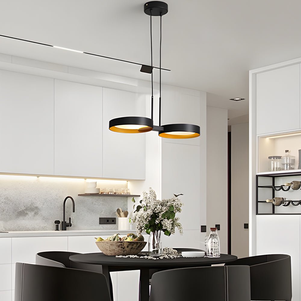 Light Guide Ring Chandelier 1-9 Lights - Modern LED Fixture