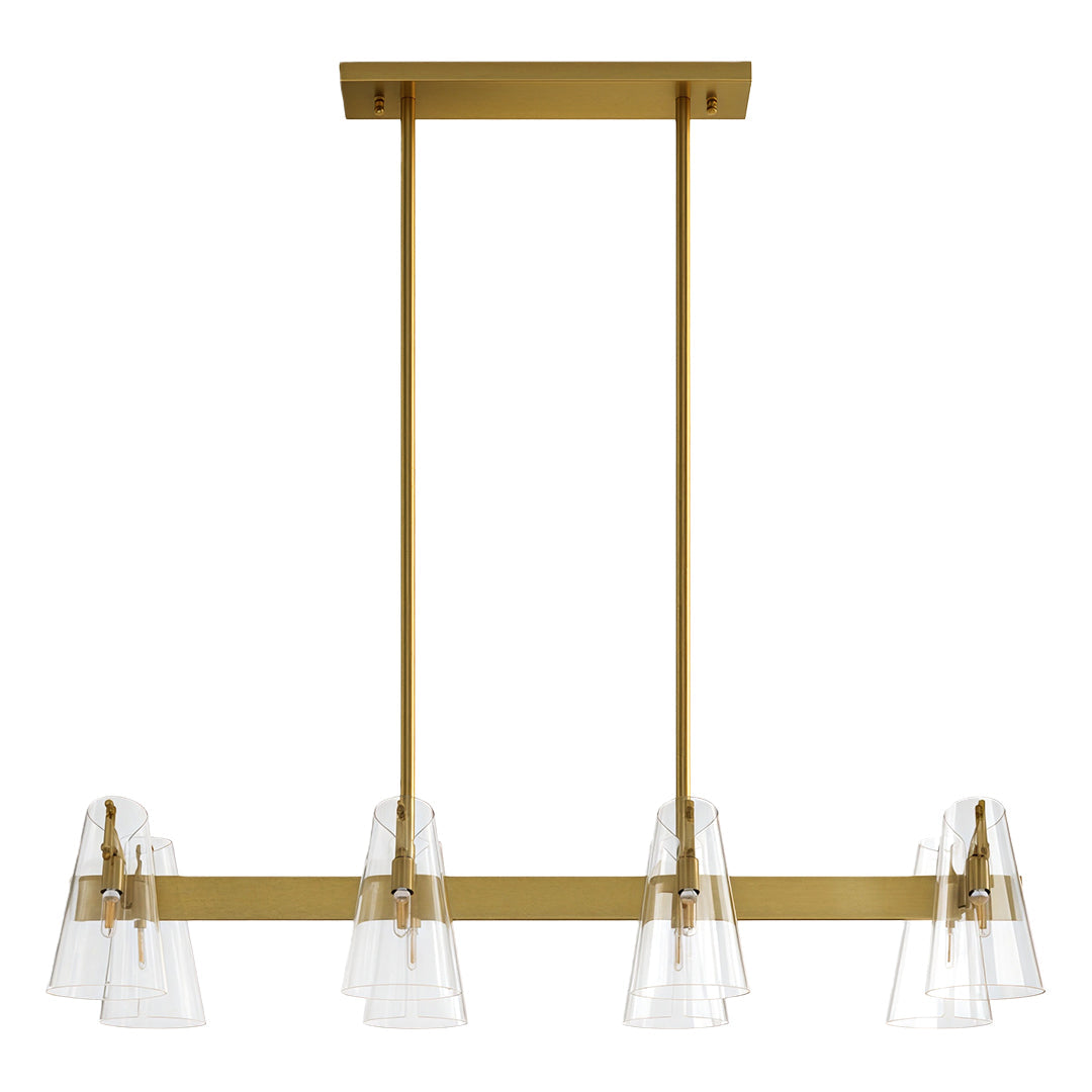 Modern Copper Ceiling Light Chandelier - Simple Elegance