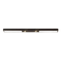 Linear Ceiling Pendant Light - Black Modern Iron Fixture