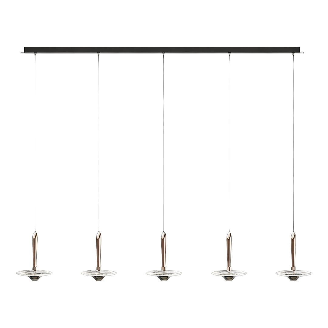 Luxury Round Crystal Chandelier - Elegant Ceiling Light Fixture
