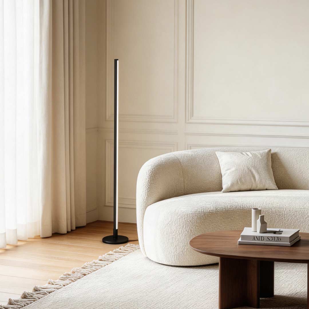 Minimalist LED Linear Floor Lamp - Modern Ambient Light