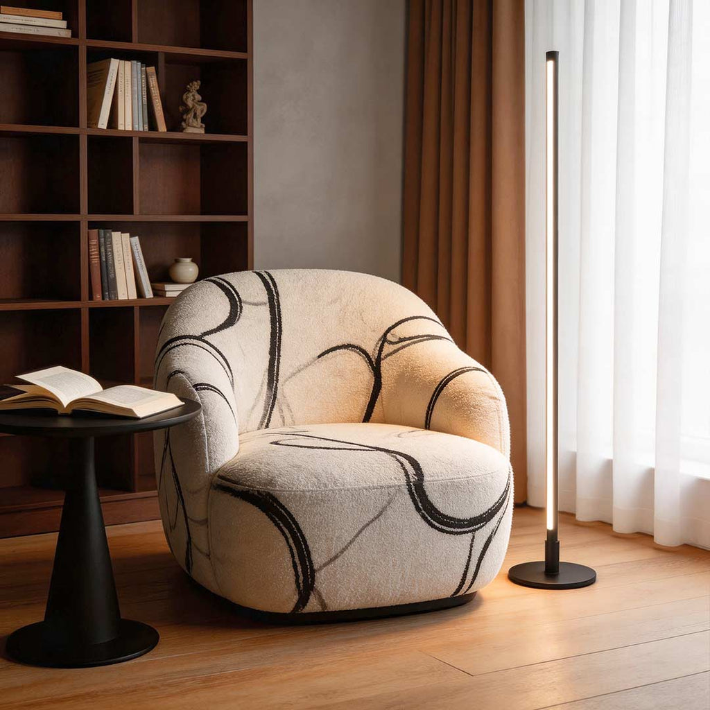 Minimalist LED Linear Floor Lamp - Modern Ambient Light