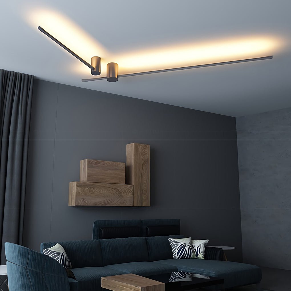 Nordic Ultra-Thin Linear LED Wall Light - Modern Long LED Fixture