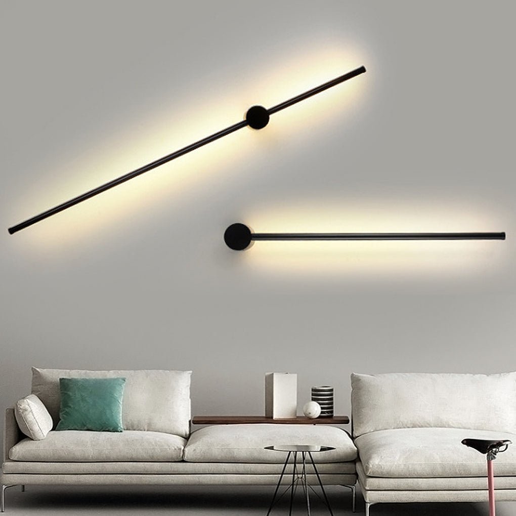 Nordic Ultra-Thin Linear LED Wall Light - Modern Long LED Fixture