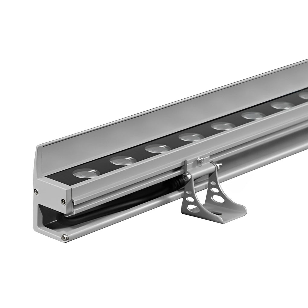 Linear LED Wall Washer Upward Outdoor Aluminum Light - Waterproof High-Intensity RGB Light for Landscape & Architectural Illumination