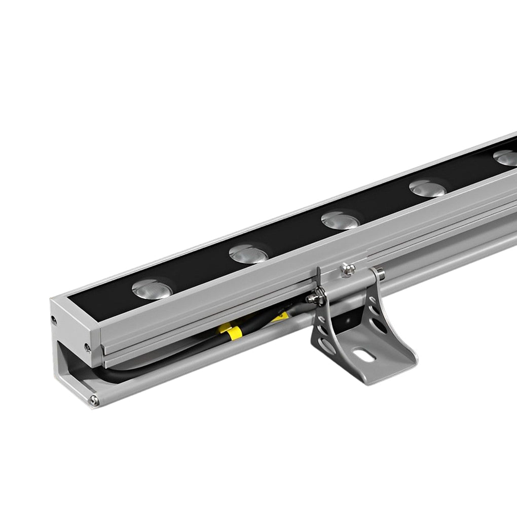 Linear LED Wall Washer Upward Outdoor Aluminum Light - Waterproof High-Intensity RGB Light for Landscape & Architectural Illumination