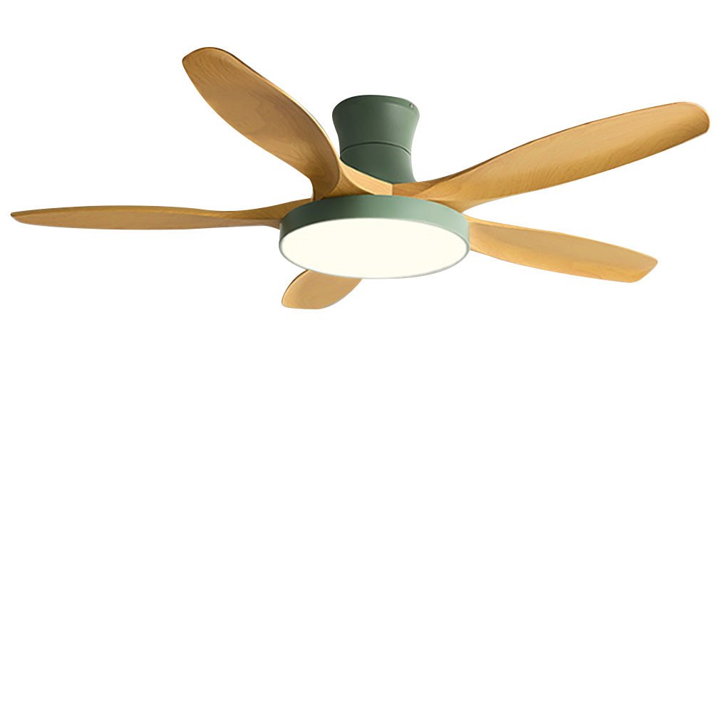 Modern Silent Inverter Ceiling Fan with LED Lights for Living Room