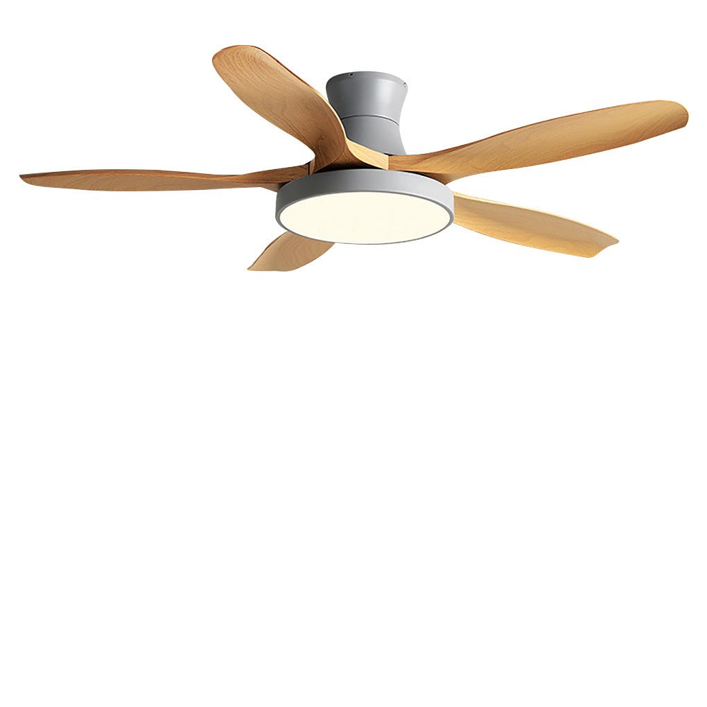 Modern Silent Inverter Ceiling Fan with LED Lights for Living Room