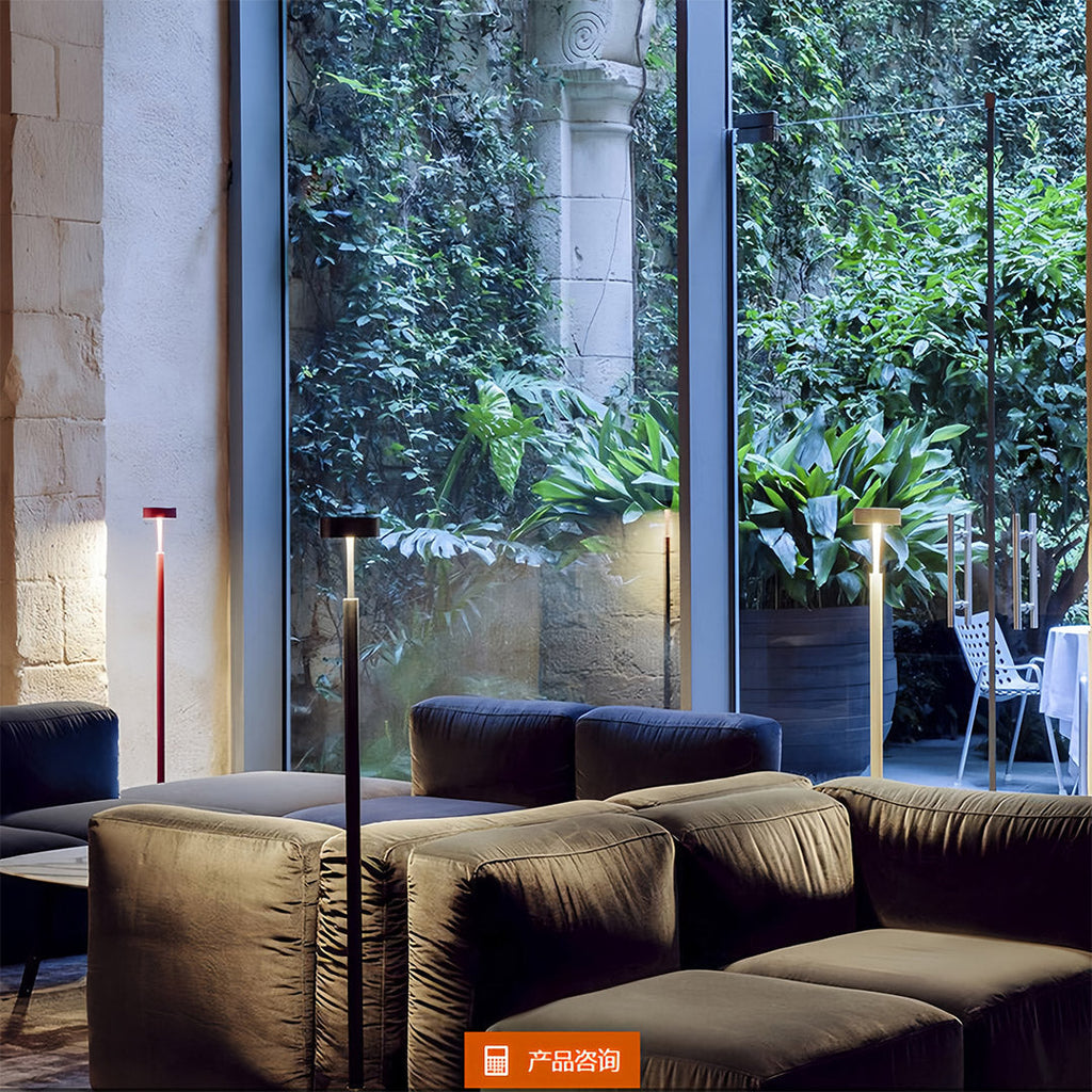 Petite Modern Dimmable Floor Lamp - Contemporary Reading Pole Light