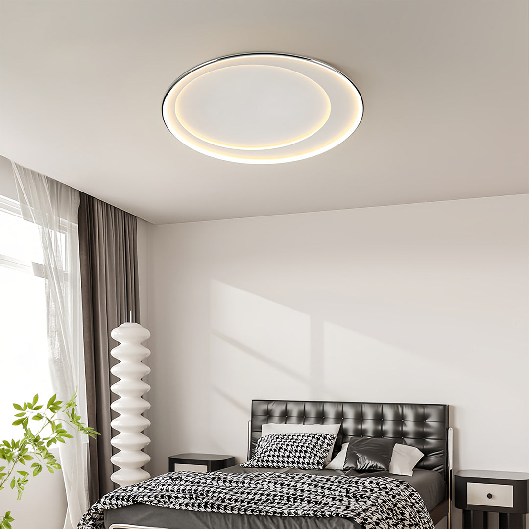 Modern Minimalist LED Round Flush Mount Ceiling Light