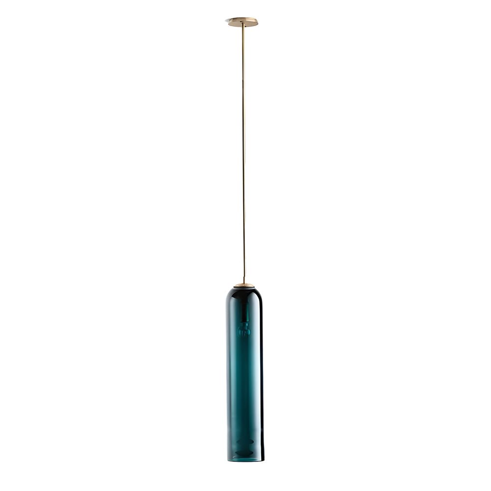 Long Glass Bottle Pendant Light - Luxury Hardware Postmodern Design
