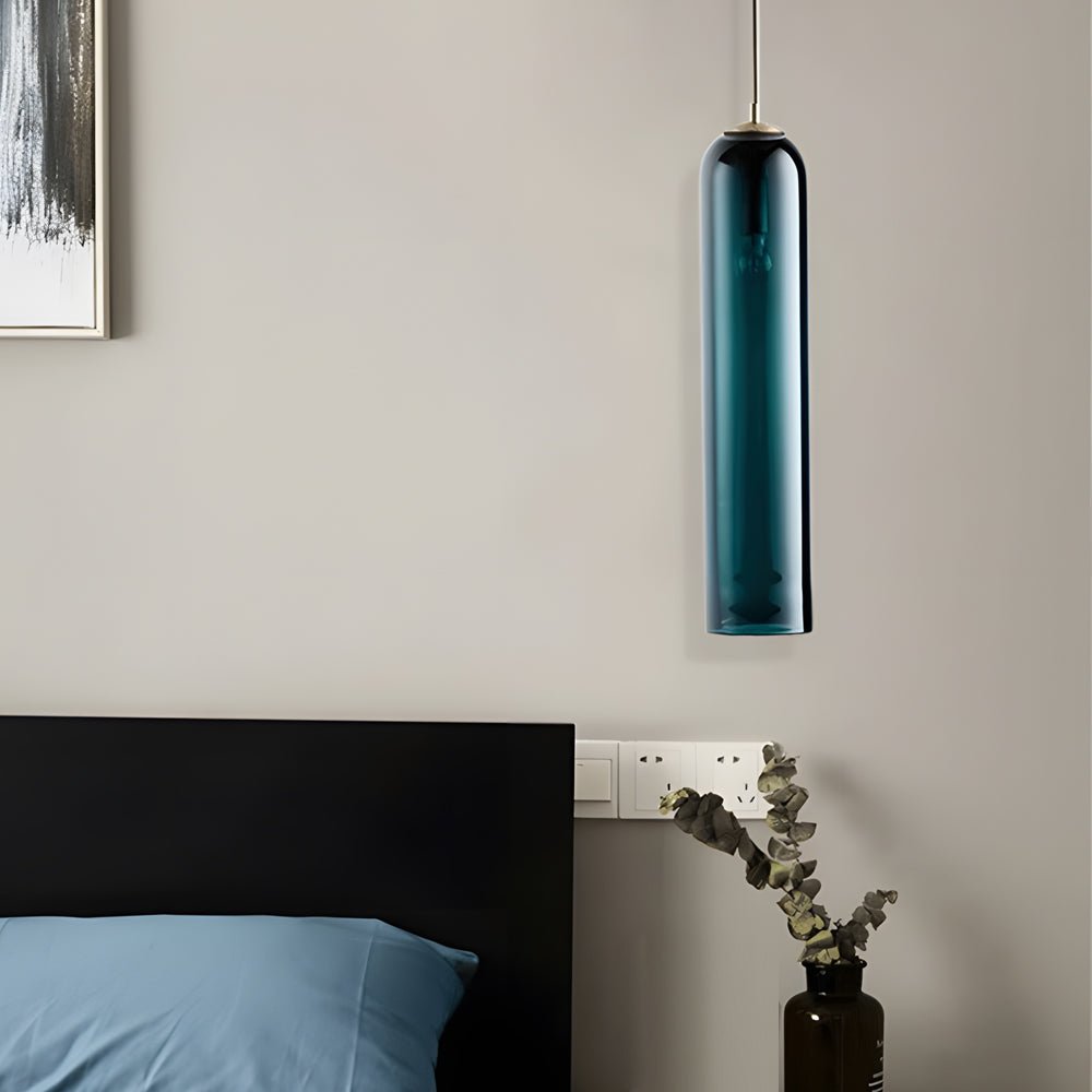 Long Glass Bottle Pendant Light - Luxury Hardware Postmodern Design