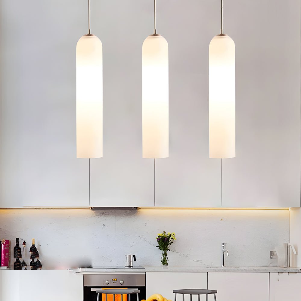 Long Glass Bottle Pendant Light - Luxury Hardware Postmodern Design