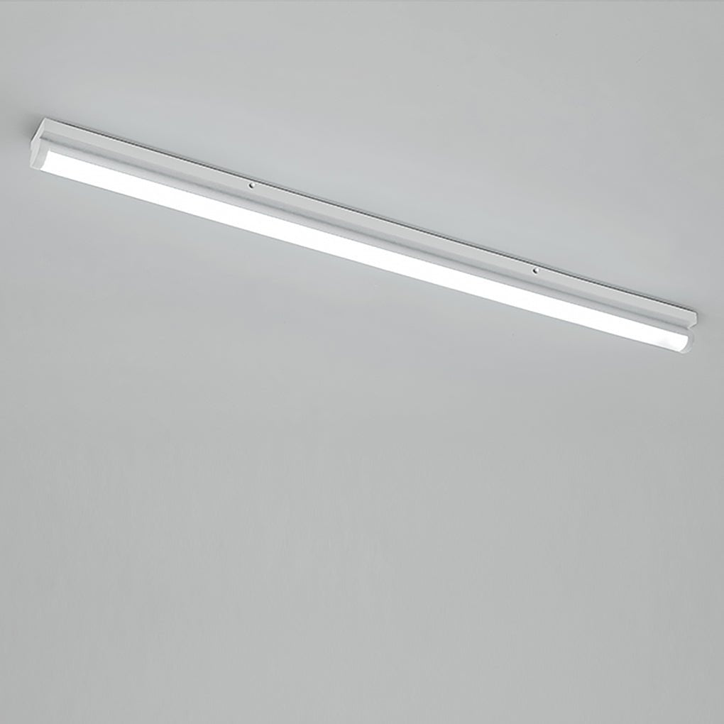Long LED Ceiling Light - Modern White Aluminum Strip Light