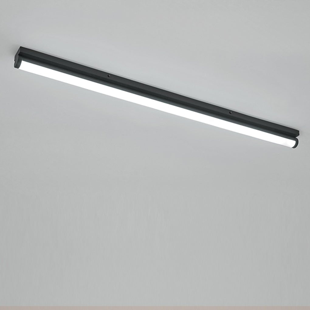 Long LED Ceiling Light - Modern White Aluminum Strip Light