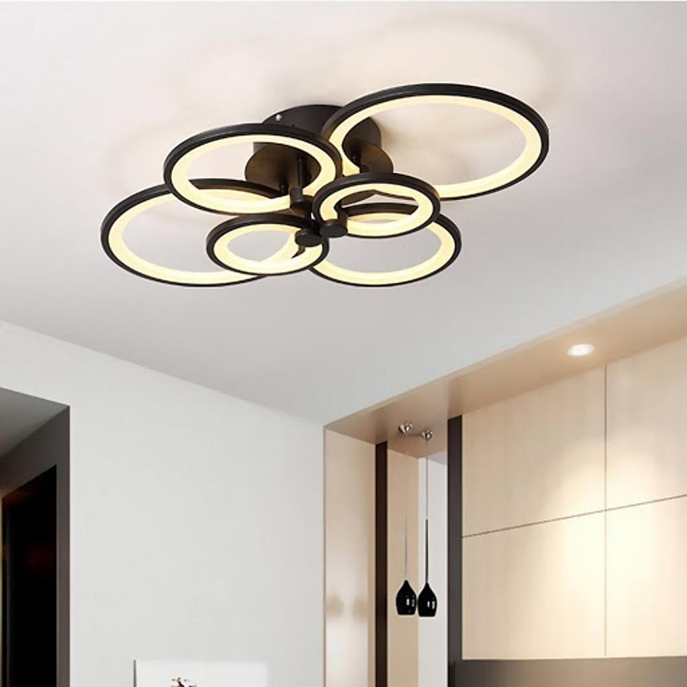 Multi Circles Dimmable LED Ceiling Light Flush Mount Modern Lighting