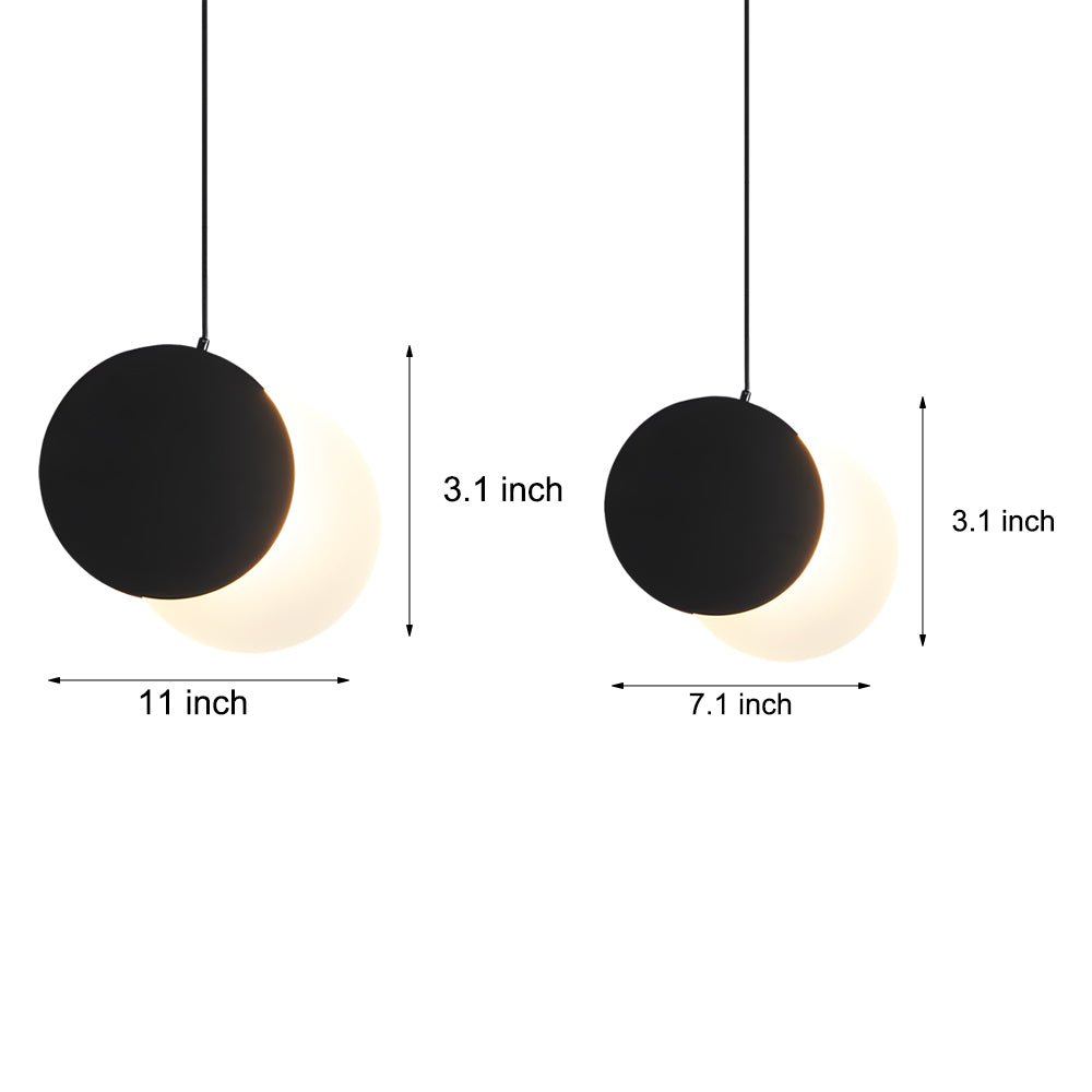Lunar Eclipse Adjustable LED Kitchen Pendant Light Fixture