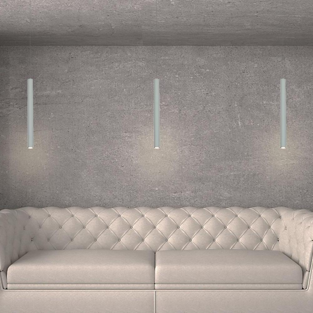 Mini Elongated Cylinder LED Pendant Light - Contemporary Island Lighting